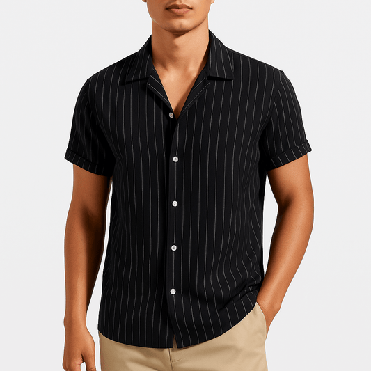 Short Sleeved Striped Shirt