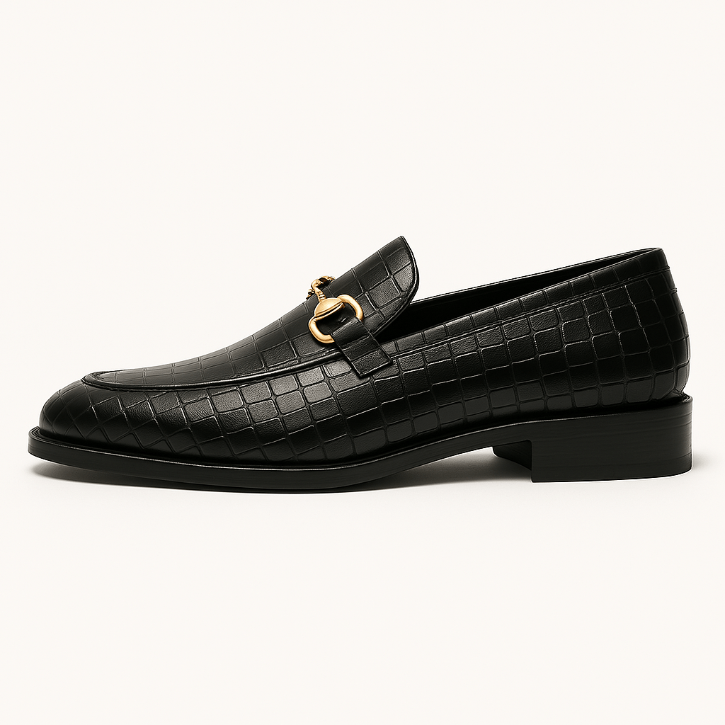 Alligator Embossed Loafers