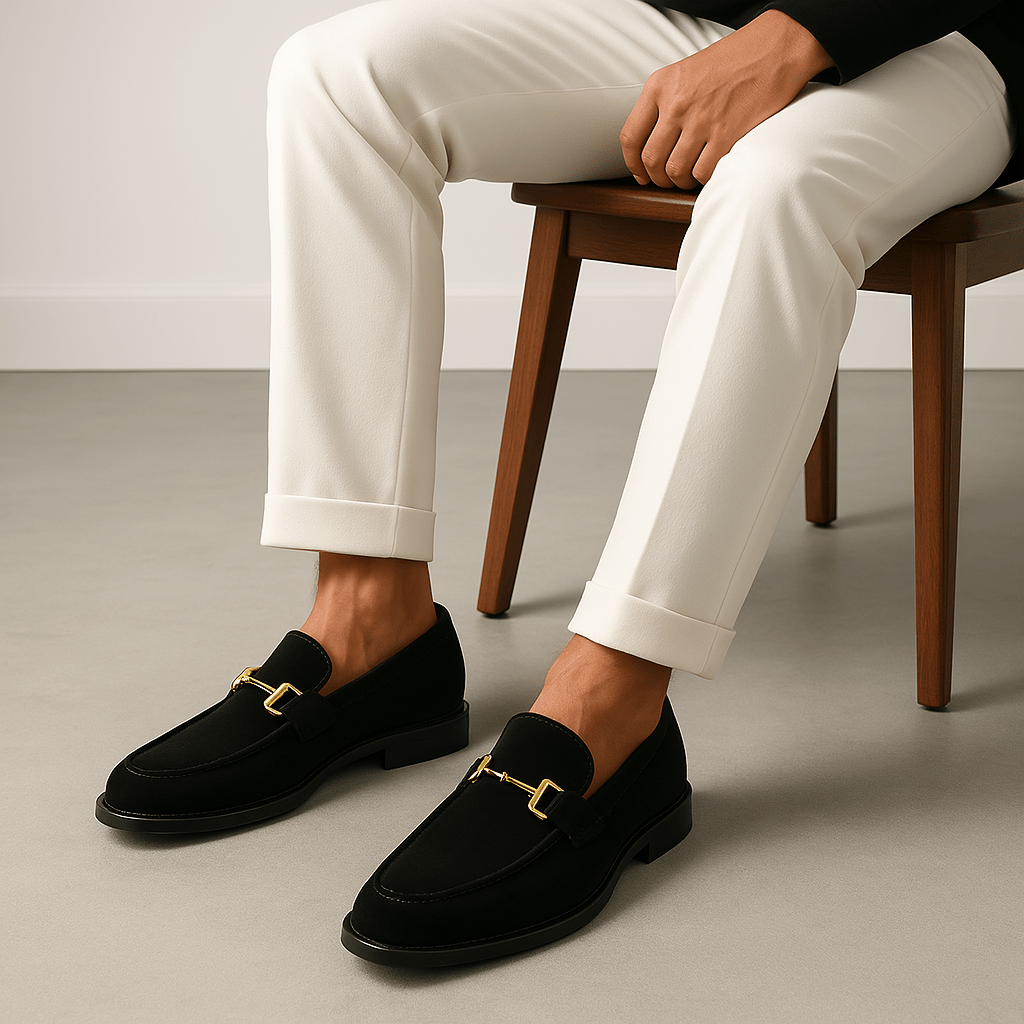 Almond Toe Suede Loafers