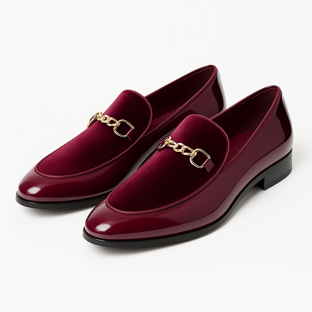 Gatsby Velvet Loafers