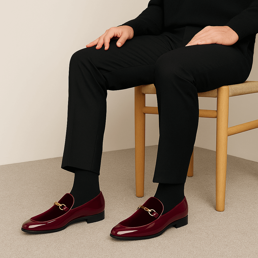 Gatsby Velvet Loafers
