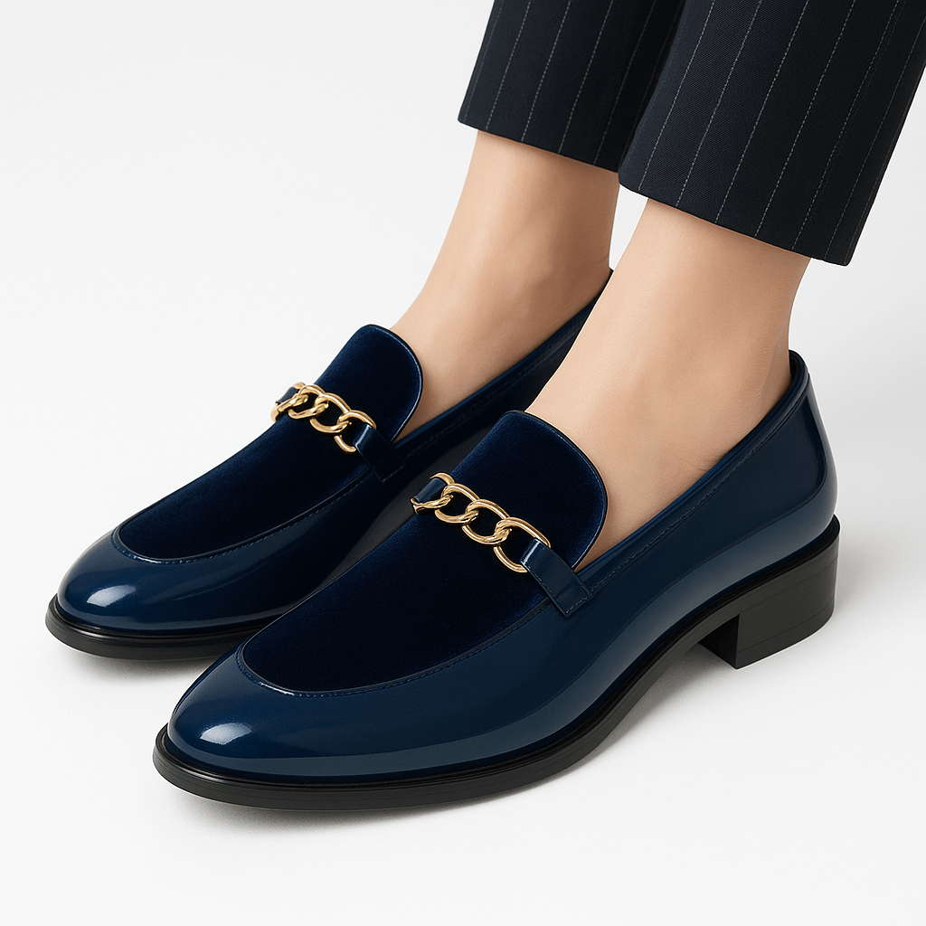 Gatsby Velvet Loafers