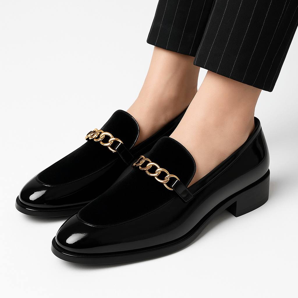 Gatsby Velvet Loafers