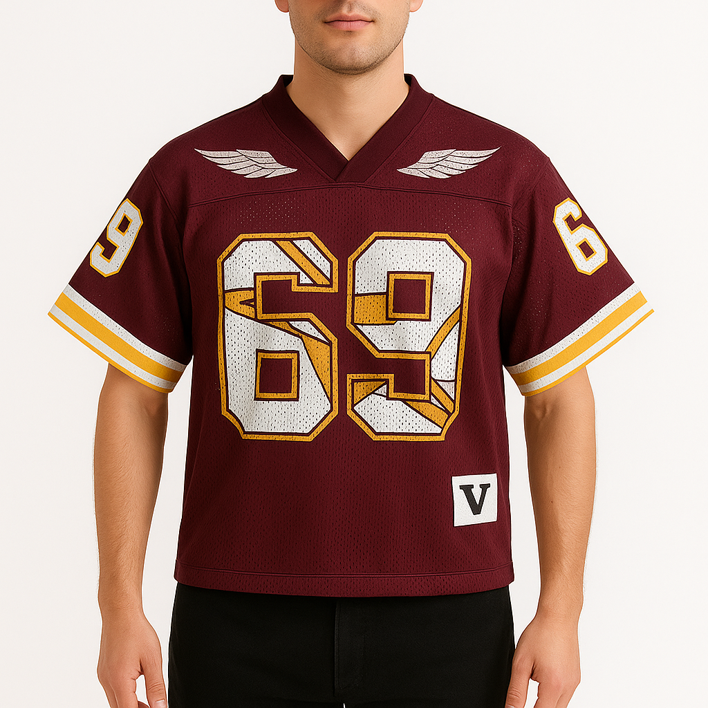 Retro Mesh Football Jersey