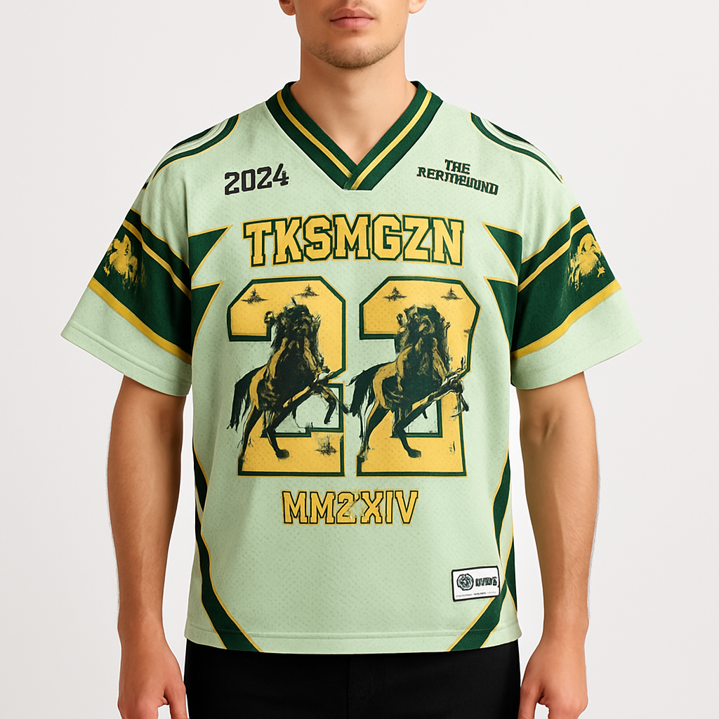Retro Mesh Football Jersey