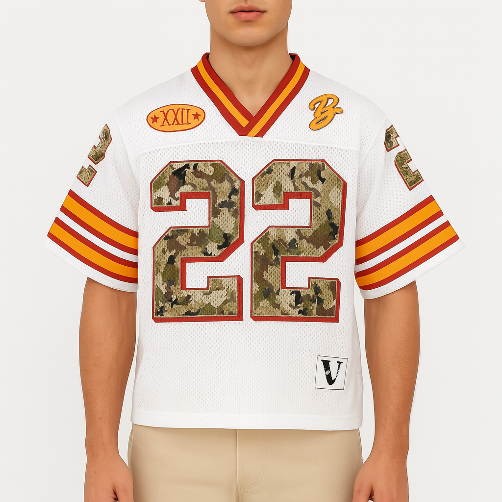 Retro Mesh Football Jersey