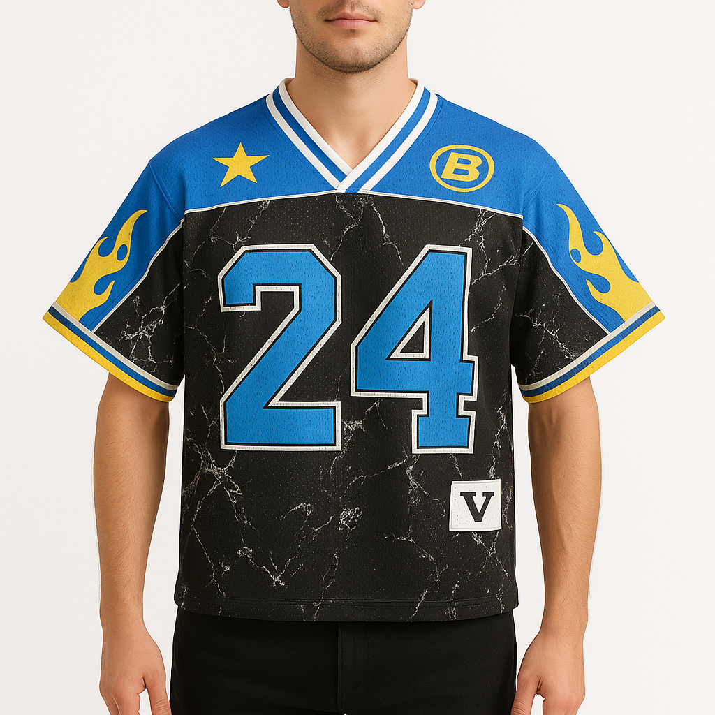 Retro Mesh Football Jersey