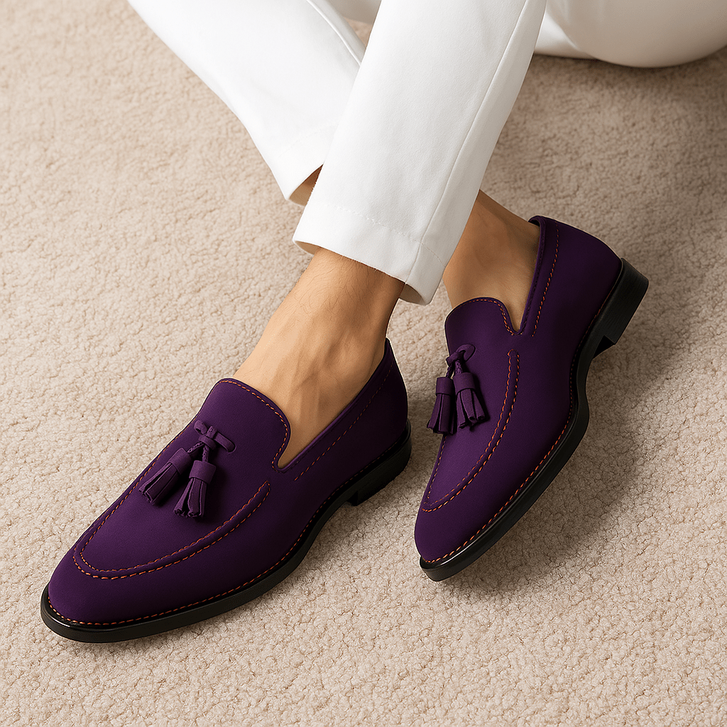 Tassel Leather Loafers