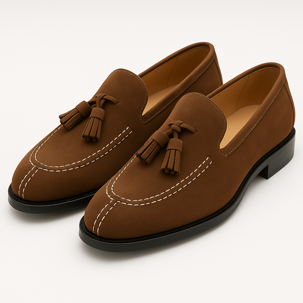 Tassel Leather Loafers