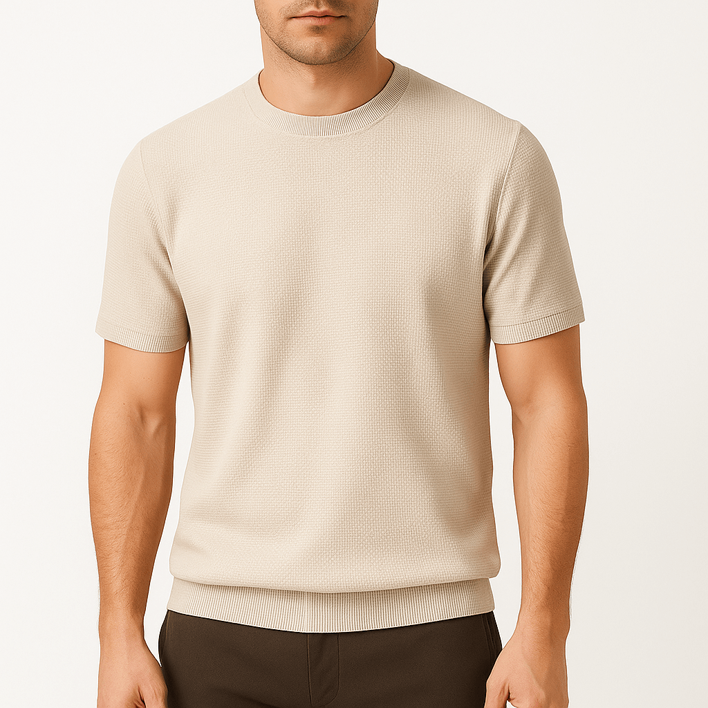 Waffle Knit T-Shirt