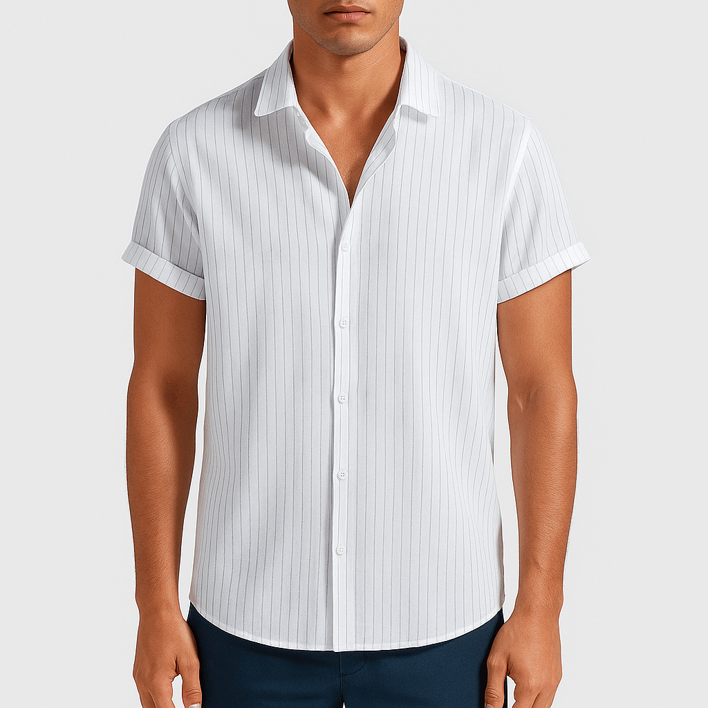 Short Sleeved Striped Shirt