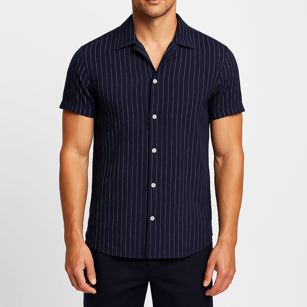 Short Sleeved Striped Shirt